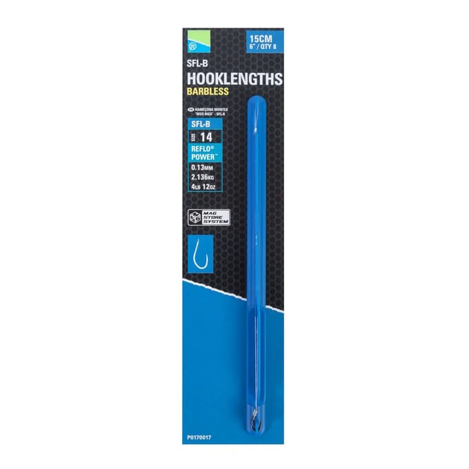Gemonteerde haken Preston sfl-b spade end mag store sfl (x8)