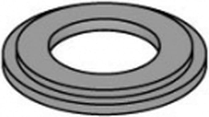 Onderlegring Ø12,7 x ø4,9 mm.