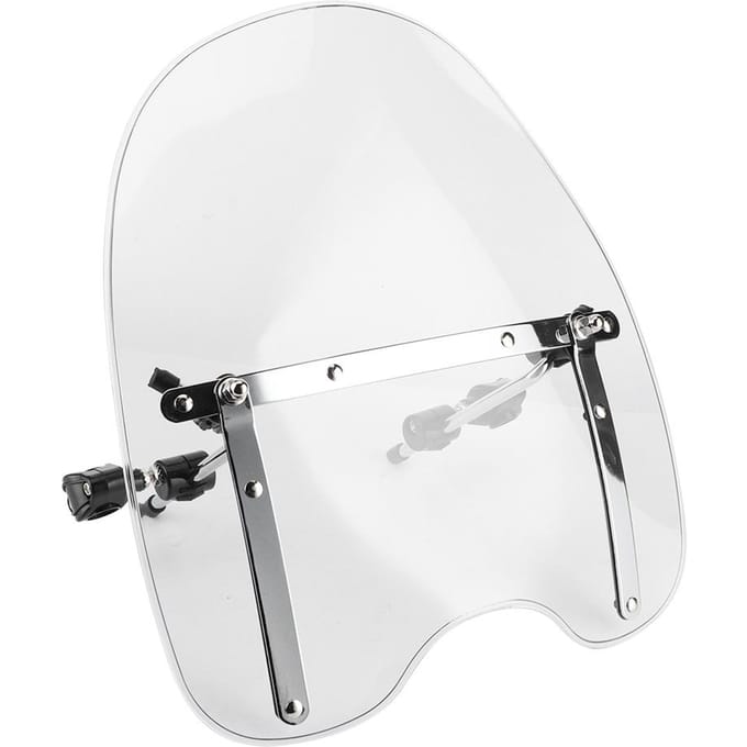 Universele Motorfiets Windscherm 22‑25mm Stuurbevestiging Transparent white
