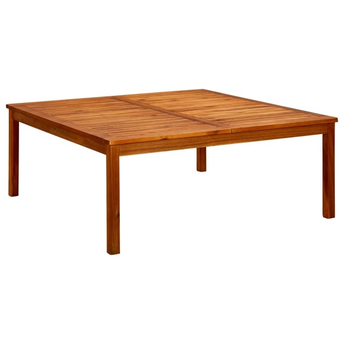 vidaXL - Tuintafel - 110x110x45 - cm - massief - acaciahout