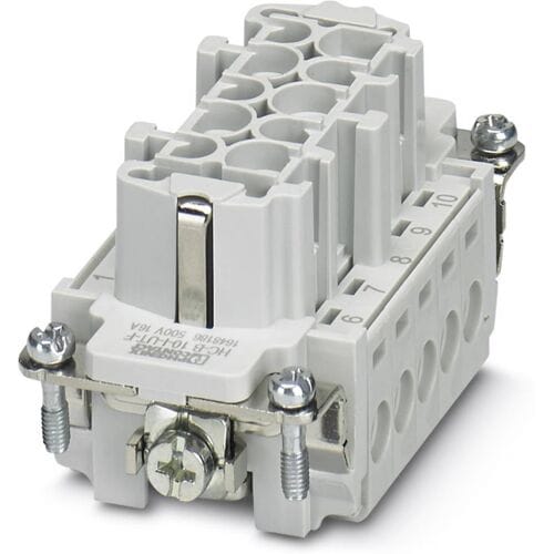 Phoenix Contact 1648186 Businzetstuk HC-B 10 + PE Schroeven 1 stuk(s)