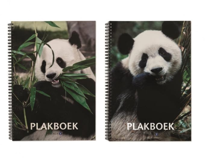 Plakboek Papyrus panda 23x33cm 20vel