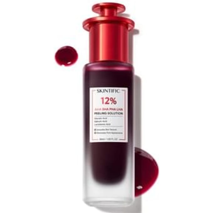 SKINTIFIC - 12% AHA BHA PHA LHA Peeling Solution - Gezichtspeeling