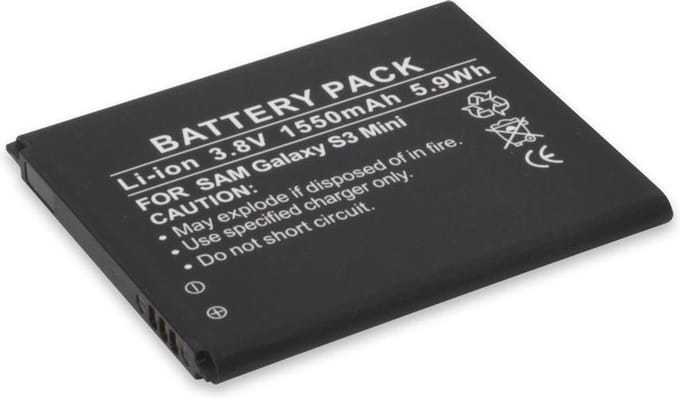 Ansmann Li-Ion Accu 1500 mAh v. Samsung Galaxy S3 Mini / GT-8190
