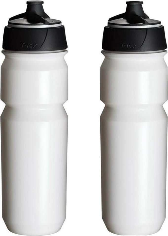 2 x Tacx Shanti Drinkbus 750 ml - Wit - Bidon - Drinkfles