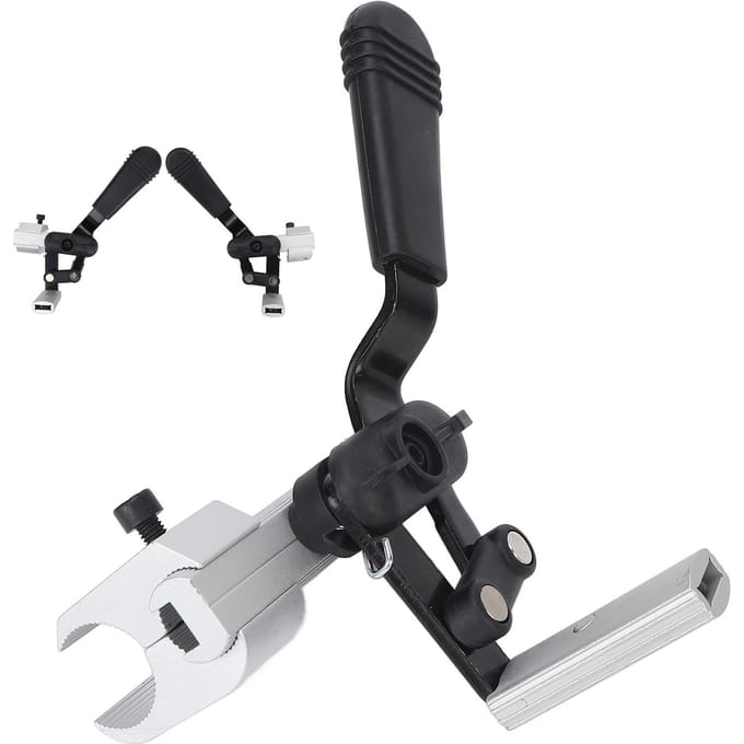 Freins de Fauteuil Roulant Alliage d'Aluminium Haute Sensibilité Frein à Main Accessoire pour Électrique black