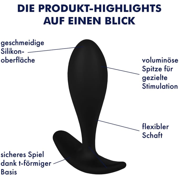 EIS anaalplug van silicone, verschillende maten