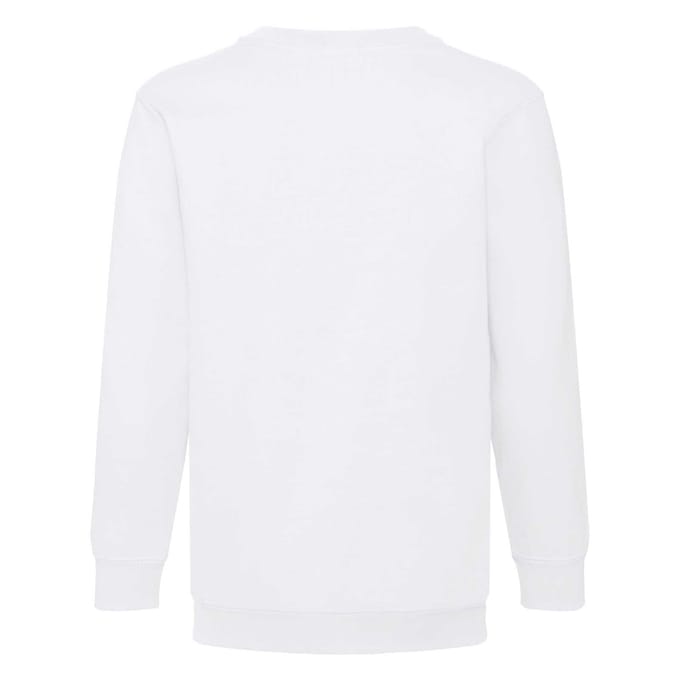 Fruit of the Loom Heren Klassiek Effen Drop Shoulder Sweatshirt (Wit)