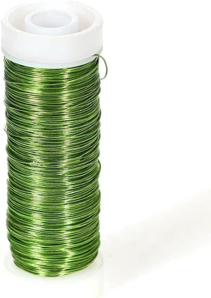 Fijne Metaaldraad Silver 0.5mm 50m voor Knutselen en Bloemschikken