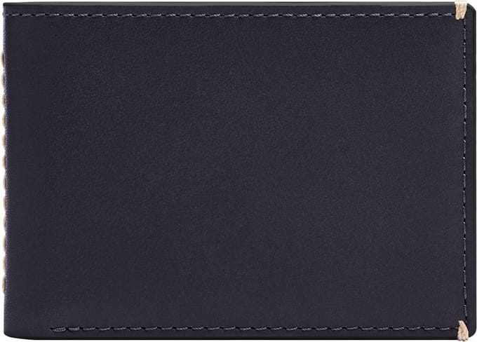 FOSSIL Leren Kaarthoes Westover Wallet Insignia Blue Donkerblauw