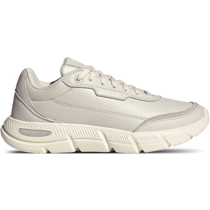 Adidas Cloudfoam Flex Smart Casual Sneakers Dames - Grijs - Maat 44 - Leer