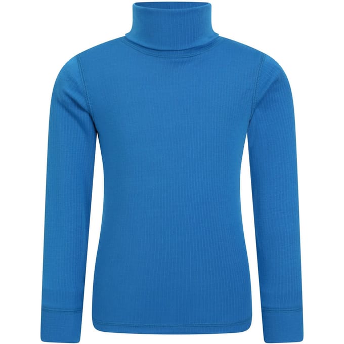 Mountain Warehouse Kinder-/kids Talus Roll Neck Top met lange mouwen (Kobalt)