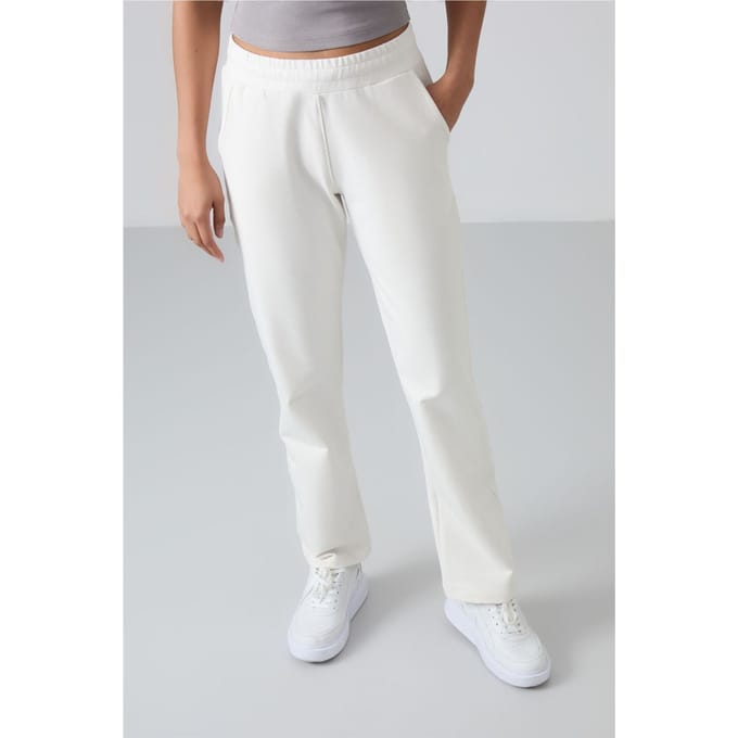 Dames Straight-Leg Fleece Joggingbroek