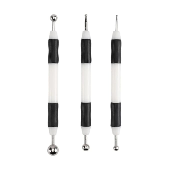 Metalen Bolvormige Beitels 3 Stuks | Vaessen Creative