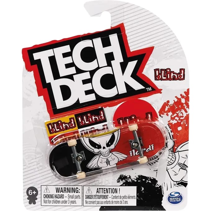 Tech Deck - vingerskateboards van 96 mm met authentieke ontwerpen - stijlen kunnen verschillen