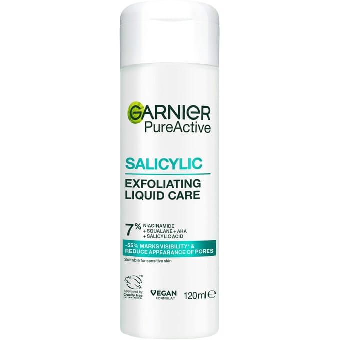 Garnier PureActive Exfoliating Liquid Care Toner 120 ml