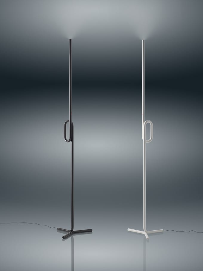 Foscarini Tobia Vloerlamp - zwart - Led dimbaar