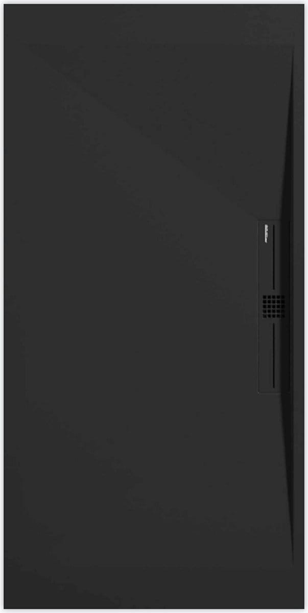 Sanifun douchebak Stone Side Black Smooth 1100 x 700 P