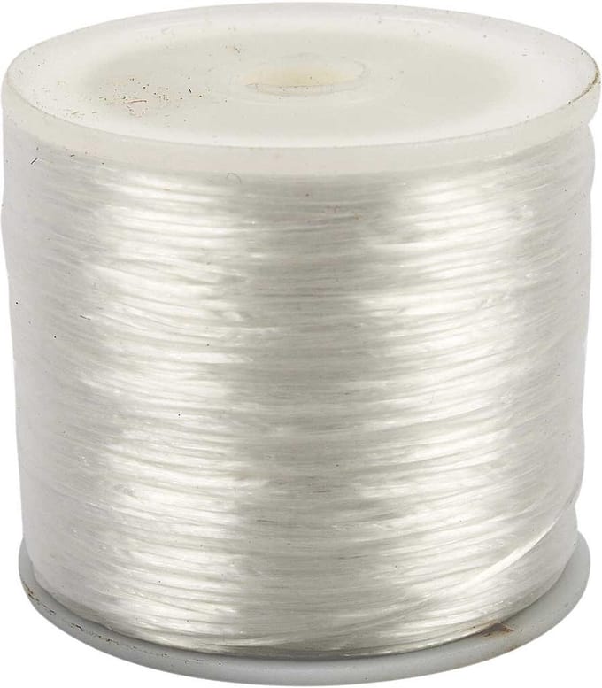 Elastisch koord, plat, dikte 1 mm, 100 m/ 1 rol