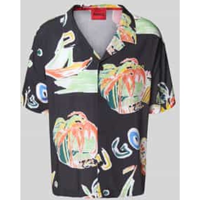 Relaxed fit vrijetijdsoverhemd met 1/2-mouwen