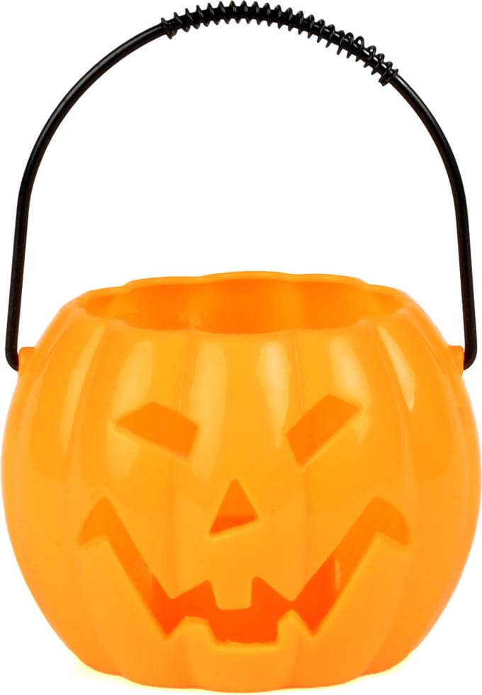 ATOSA - Halloween lichtgevende pompoen 10 cm