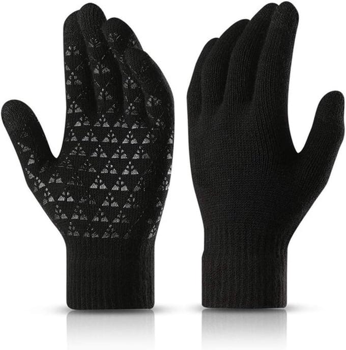 Allecto - Winter Handschoenen Touch Screen - Gebreide Warme Handschoenen