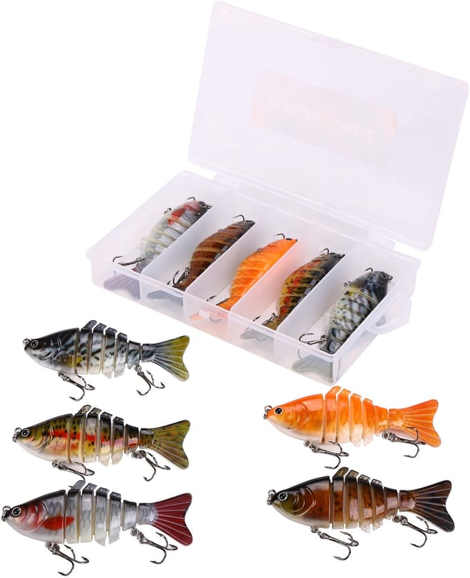 Fish4All Hunter Swimbait Box Sinking 10cm (15.5g) (5 Stuks) - Kunstaas Set