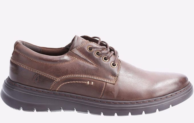 Hush Puppies Triton Leren Schoen Heren Bruin