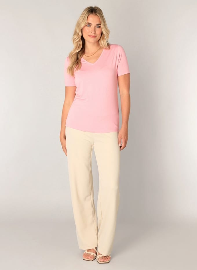 BASE LEVEL Yanic Jersey Shirt - Soft Pink - maat 44