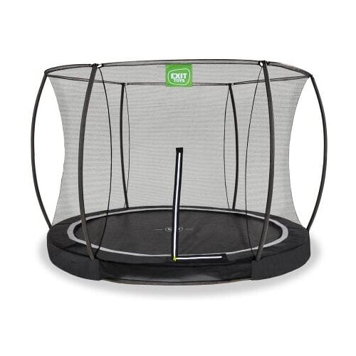 EXIT Black Edition Trampoline ø305cm - Inground - Ingraaftrampoline - Rond - Voor Kinderen - Zwart