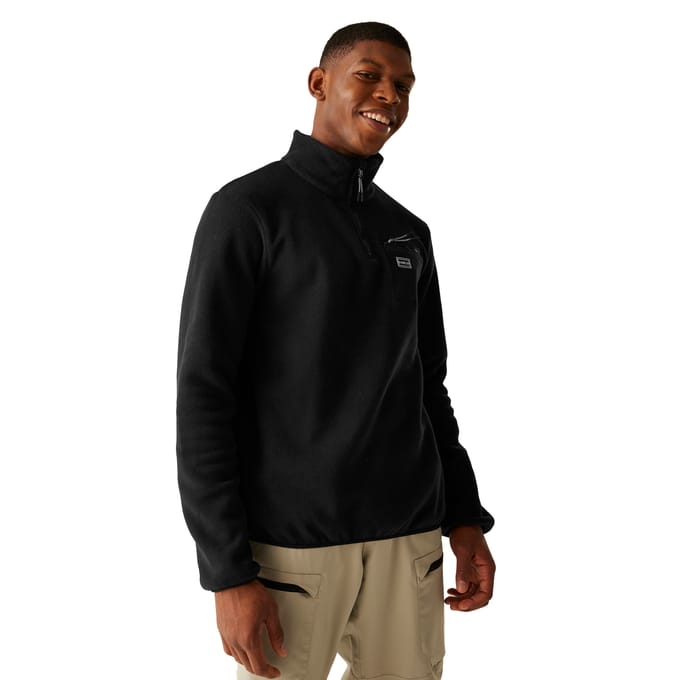 Dare 2B Heren Affinity Mountain Fleece Top (Zwart)