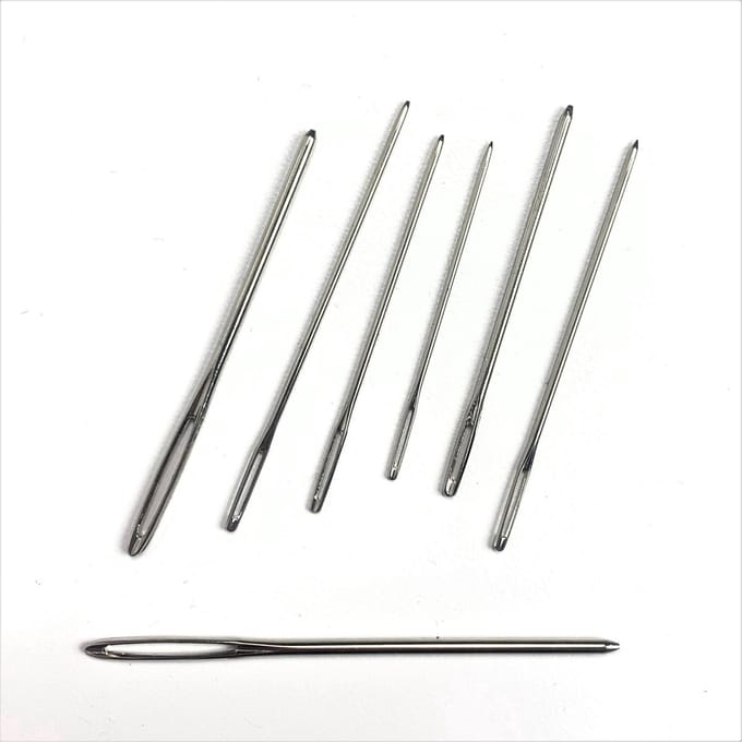 Knaak - Wolnaalden - RVS - Set 7 stuks met verschillende maten