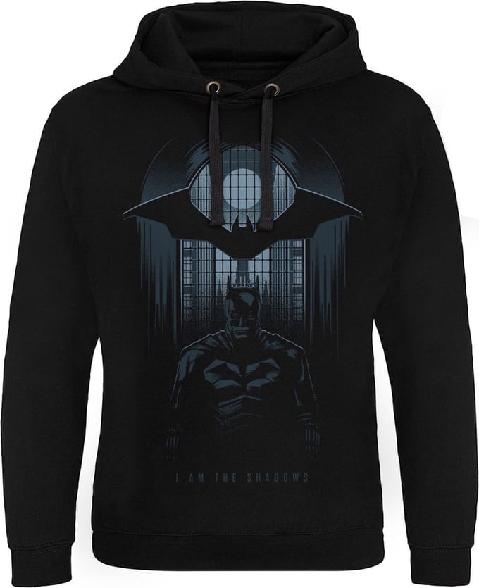 Batman I Am The Shadows Epic-hoodie, zwart