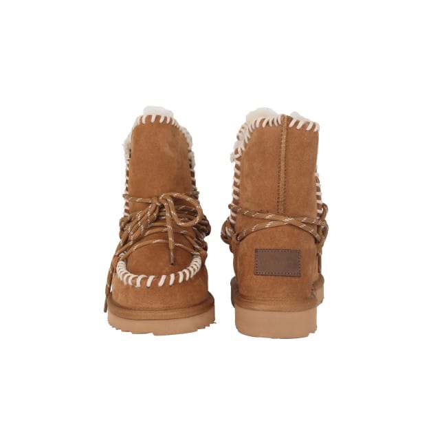 Warmbat Waturra Suede lace boot Dames Laarzen - Cognac