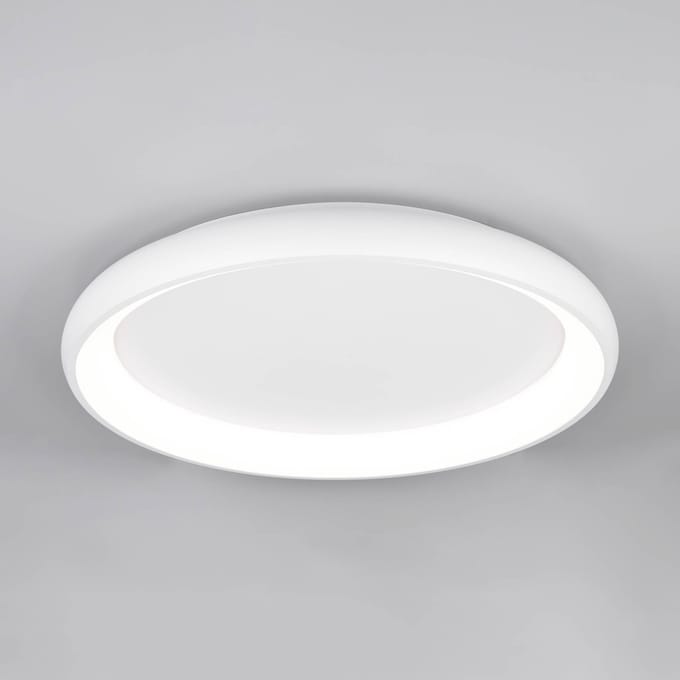 Trio Lighting Plafondlamp Cardona, Ø 75 cm, mat wit, metaal, CCT