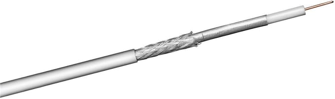 Goobay 100 dB SAT Coaxial Cable, Double Shielded, CCS 250 m