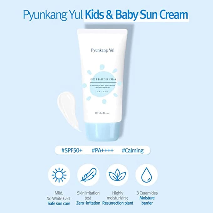 Kinder & Baby Zonnebrandcrème SPF50+/ PA++++ 75ml white
