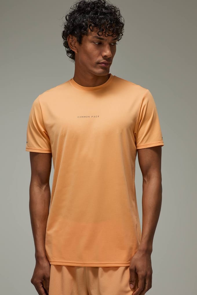 Gewoon Tempo Hardloop Regular Fit T-shirt | Coral | Size XS