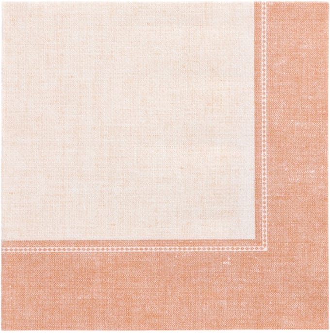50 Servetten ROYAL Collection 1/4 vouw 40 cm x 40 cm terracotta Linum