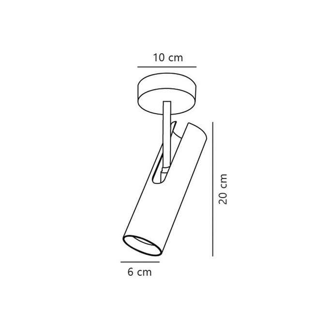 DFTP by Nordlux DFTP plafondspot MIB 6, GU10-fitting, zwart