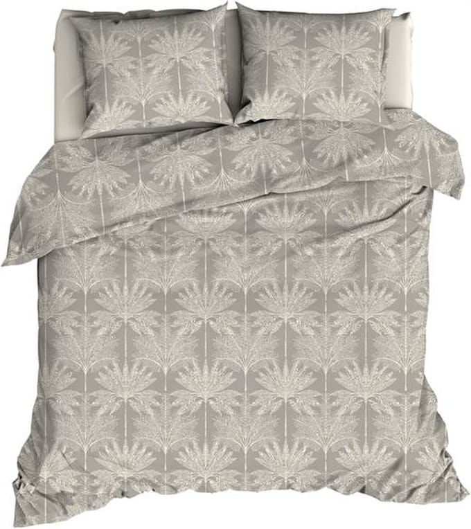 Satin d'Or Palmyra Dekbedovertrek - Extra breed - 260x200/220 cm - Khaki
