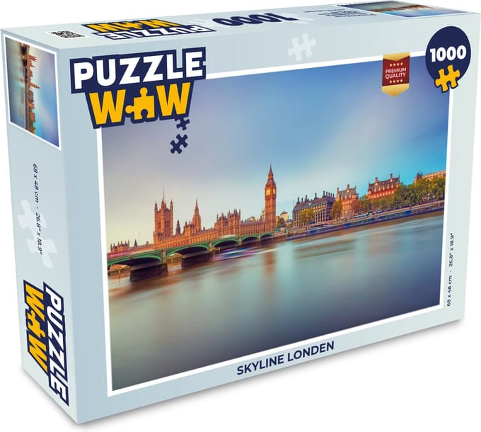 Puzzel Skyline Londen - Legpuzzel - Puzzel 1000 stukjes volwassenen