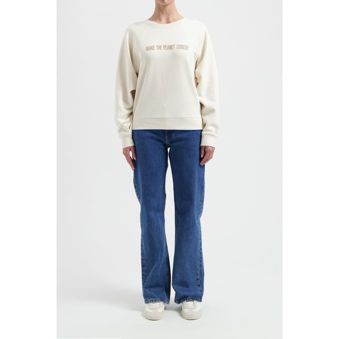 Mud Jeans Clara Sweatshirt Natural Taglia: M | Maglie a manica lunga Outlet | Donna