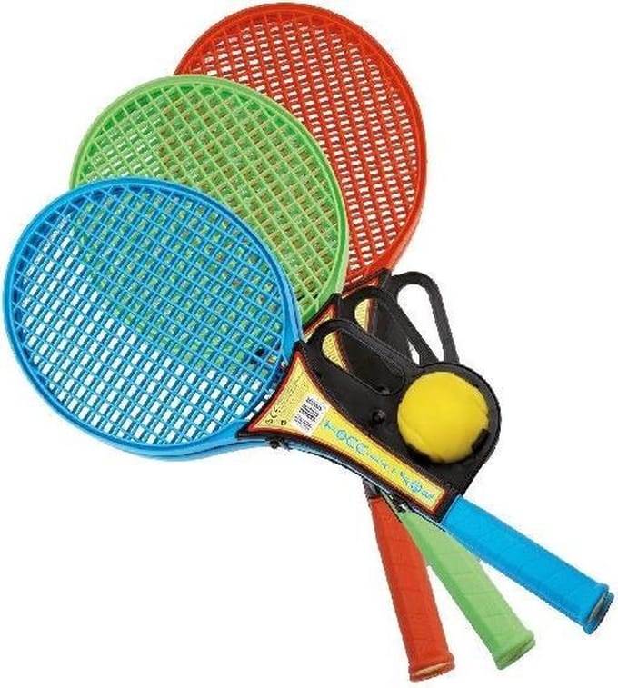 SOFTTENNIS SET+BAL Spellen voor buiten