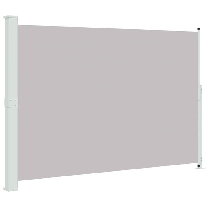 vidaXL - Tuinscherm - uittrekbaar - 200x314 - cm - grijs