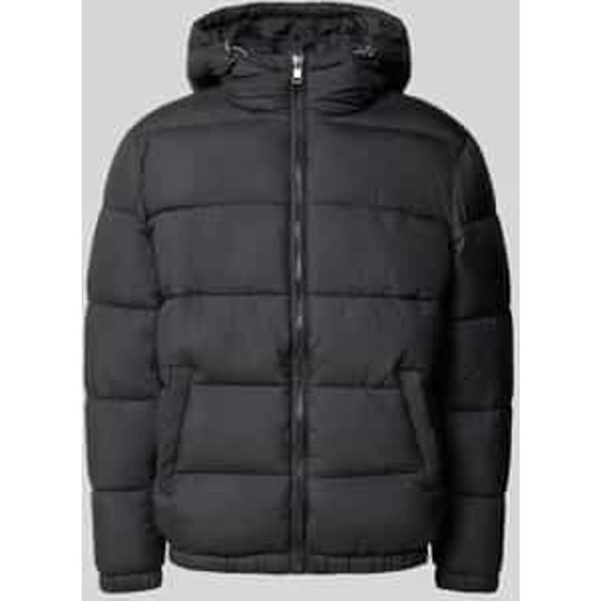 Buffer jacket met capuchon en steekzakken