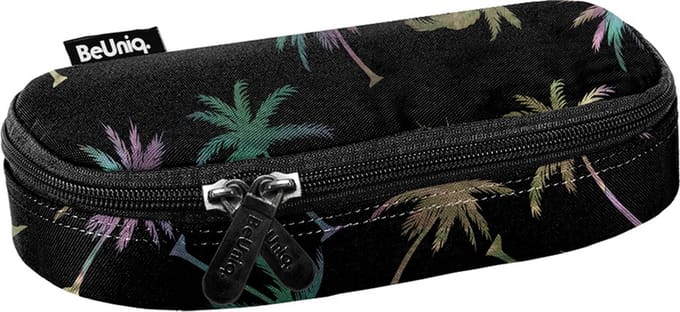 BeUniq Etui Palmboom - 23 x 10 x 5 cm - Zwart