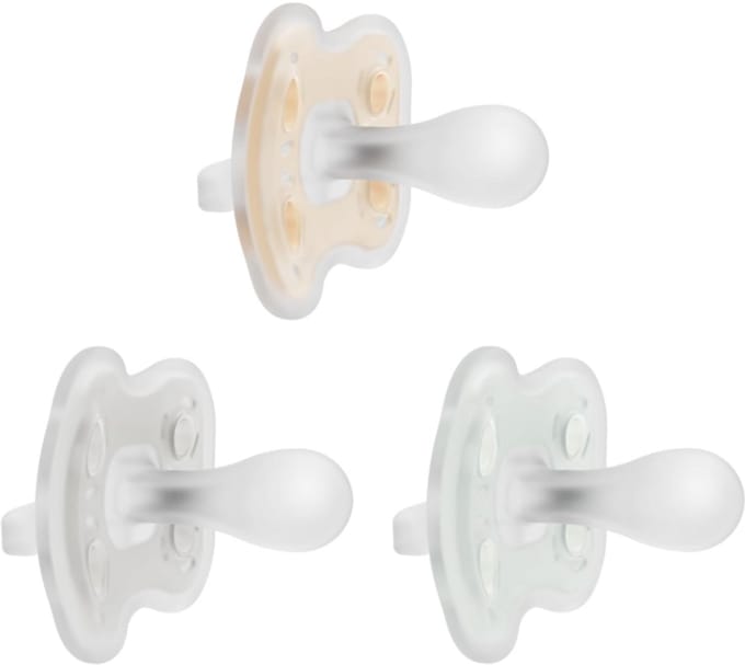 Dr. Brown's Advantage Siliconen Fopspeen – 0-6 Maanden – 3 Stuks