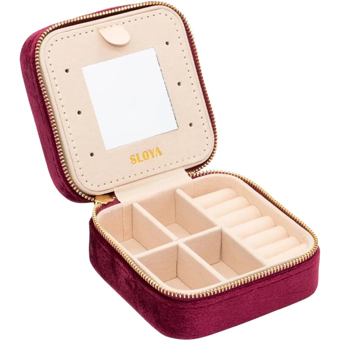 Juwelenbox van velours voor vrouwen Sloya