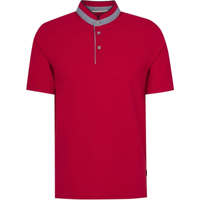 Bugatti Herren Poloshirt met opstaande kraag